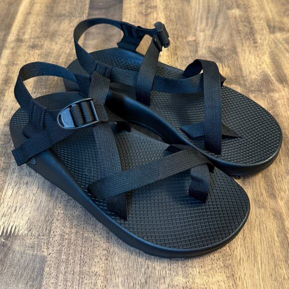 Chaco Men’s Z/2 Classic One-Strap Performance Hiking Watersport Sandal BLK Sz 11 - Picture 2 of 10
